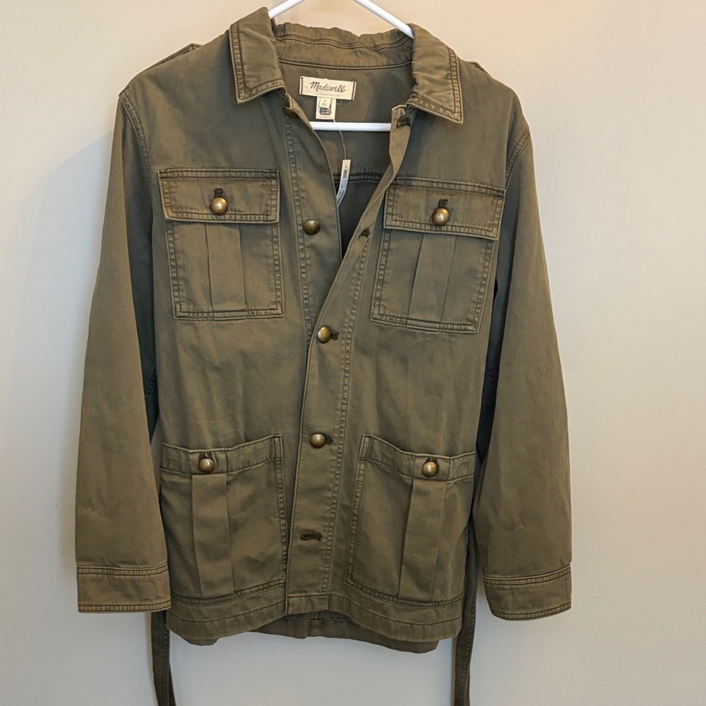 NWT Madewell Khaki Utility Jacket